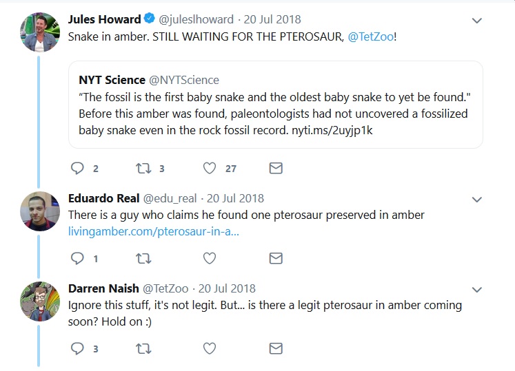 Darren Naish Twitter attack